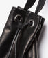 MR.OLIVE E.O.I / WATER PROOF LIGHT LEATHER / DRAWSTRING MINI SHOULDER BAG ミスターオリーブ イーオーアイ / ウォータープルーフウォッシャブルレザー / 巾着ミニショルダー